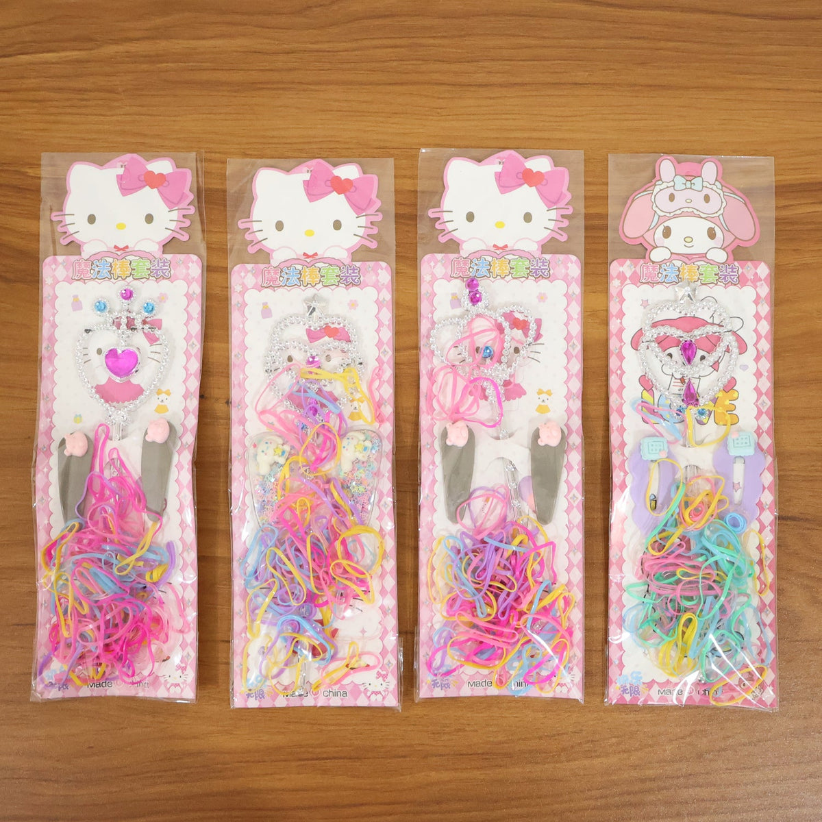 Complete girls hair accessories kit for daily styling and dress-up play