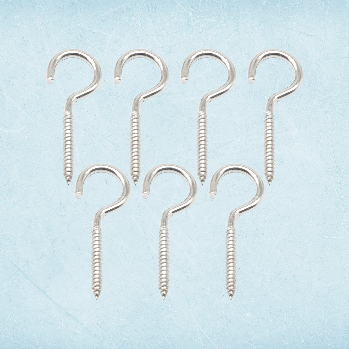 Heavy duty stainless steel eye hook screw from 7-piece set