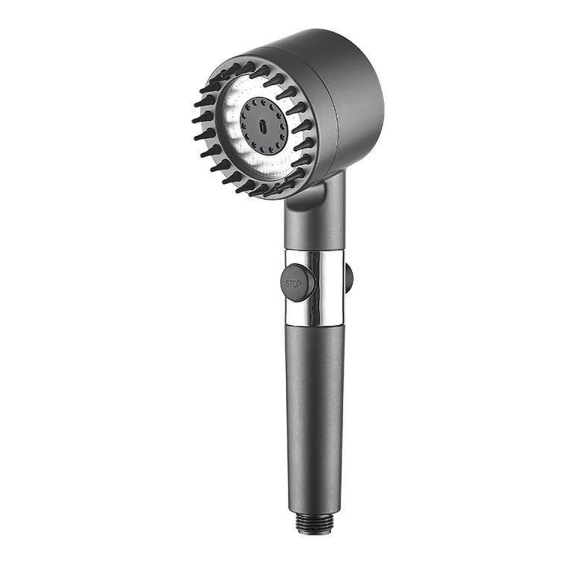 Close-up of the High-Pressure Shower Filter Head for a powerful rinse.