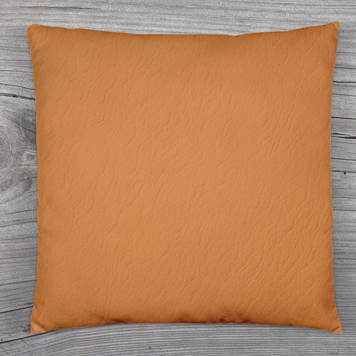 A beige couch pillow cover with an invisible zipper closure for easy use.