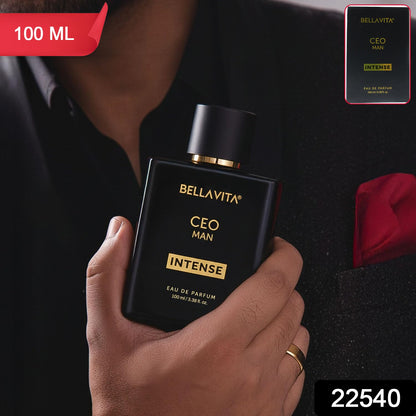 Men's premium perfume spray bottle with sophisticated finish