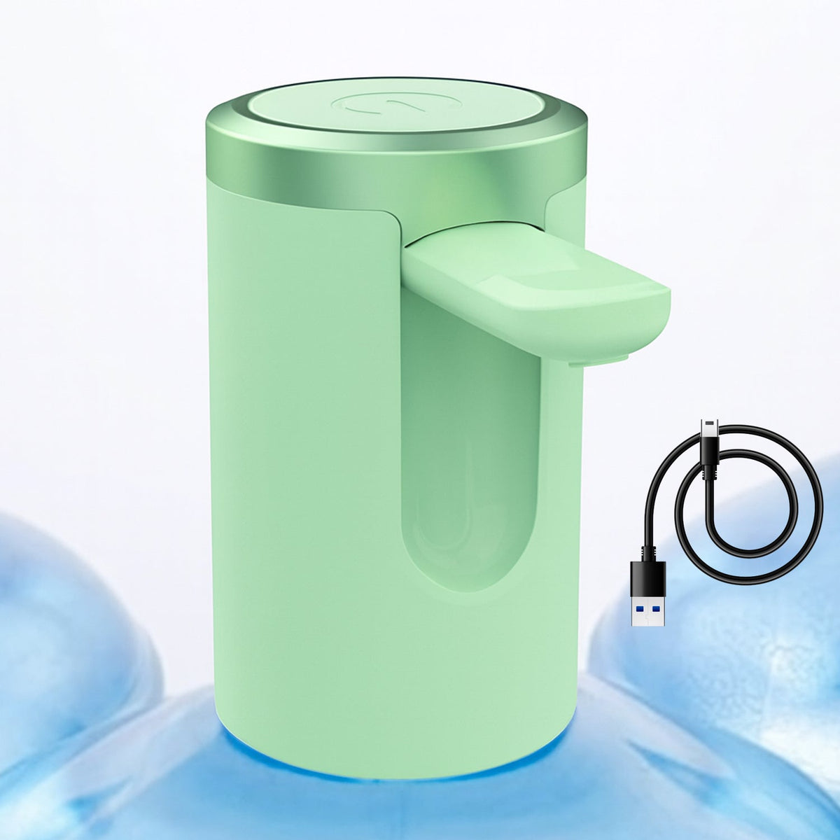 Front view of the Own Hydrate automatic water dispenser on a countertop.