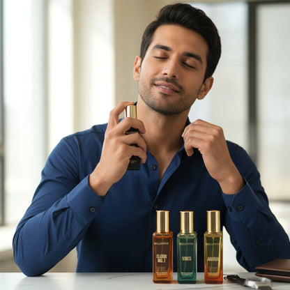 Elegant collection of mini fragrance bottles for travel and daily use