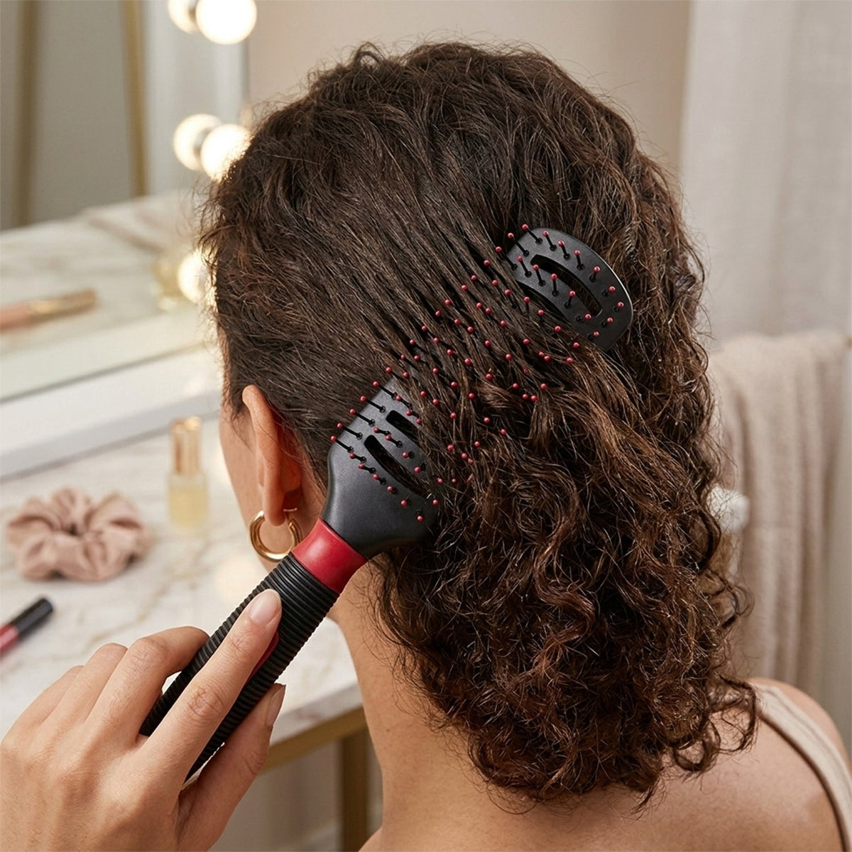 Lightweight portable soft hair comb for daily use