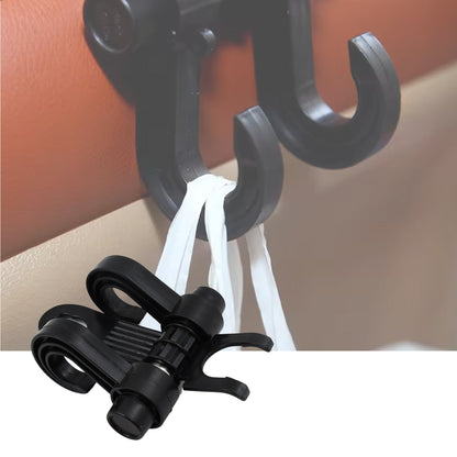 Practical car hooks designed to hold bags and groceries securely.