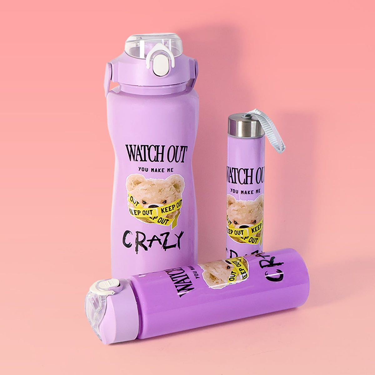 Multipurpose leak-proof water bottles in a gift-ready brown box