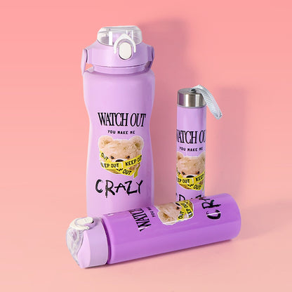 Multipurpose leak-proof water bottles in a gift-ready brown box