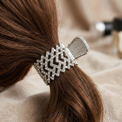 Elegant Crystal Studded Hair Claw Clip – Stylish & Secure Grip