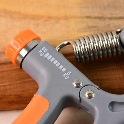 Hand grip exerciser tool for finger, wrist and forearm strength training