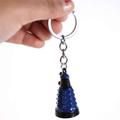 Compact and durable metal keychain ideal for keys and bags
