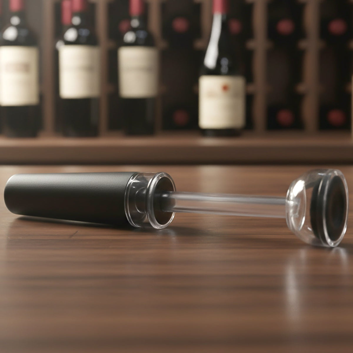 Vacuum bottle stopper sealing wine bottle for longer freshness