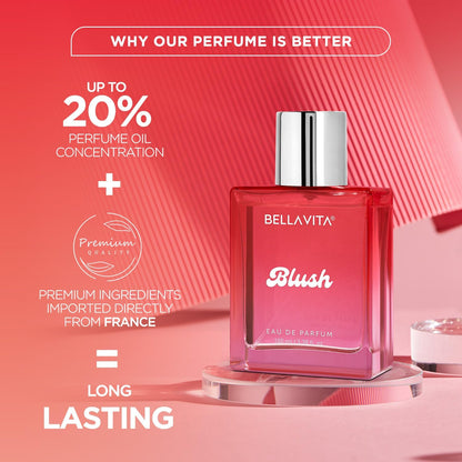Perfume bottle with sleek design for women