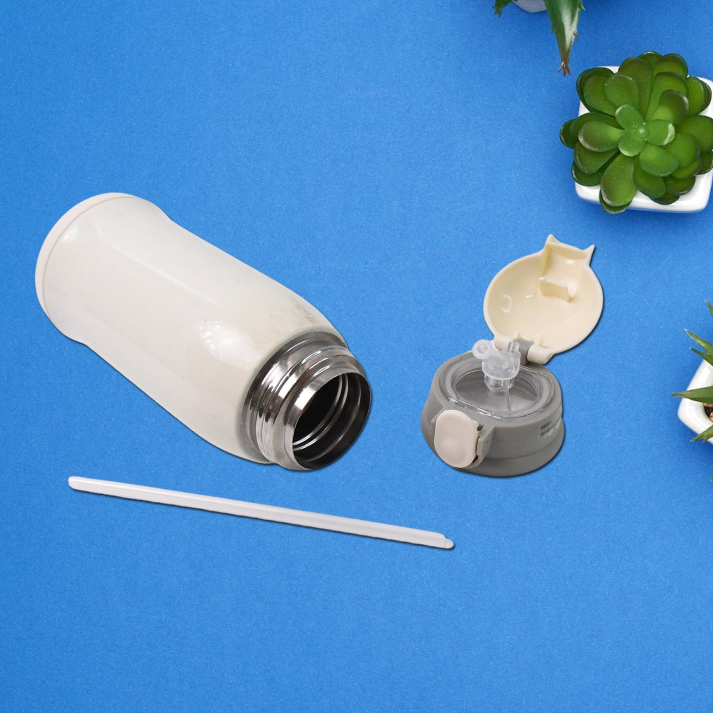 Therma Flow stainless steel durable vacuum bottle with lid