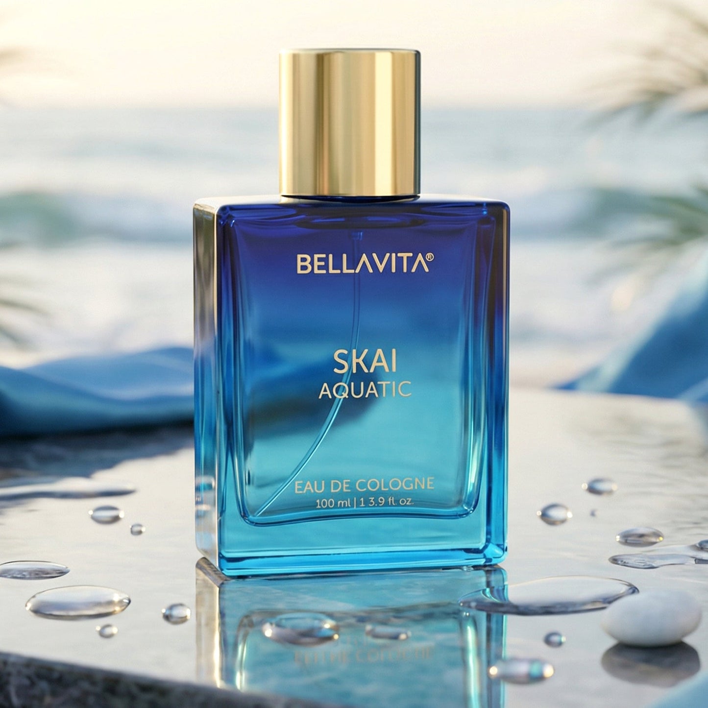 Bellavita Skai Aquatic Eau De Cologne front view