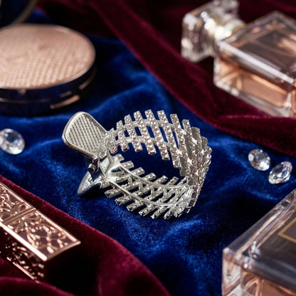 Metal hair claw clip in fashion-forward design with secure grip