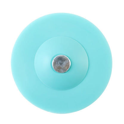Anti clog shower drain cover made of flexible silicone material