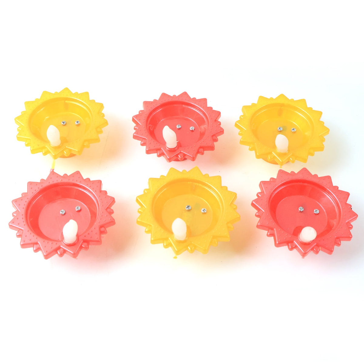 Battery operated water sensor LED diya with safe flameless light