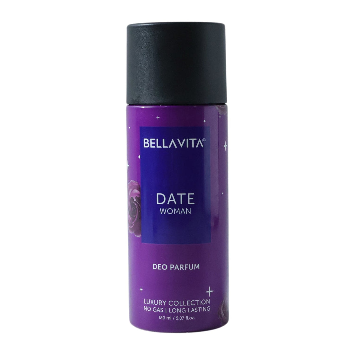 Bellavita Deo spray for women in a travel-sized 150 ML bottle