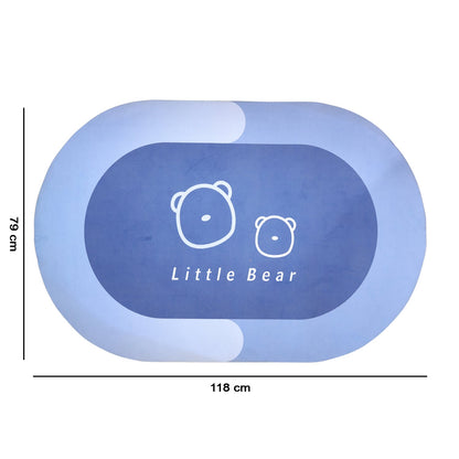 Anti-slip bath rug for secure footing