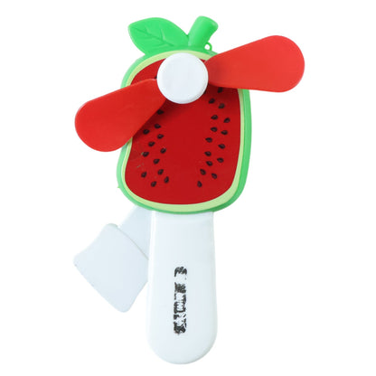 Various angles of hand press mini portable fans in mixed colors