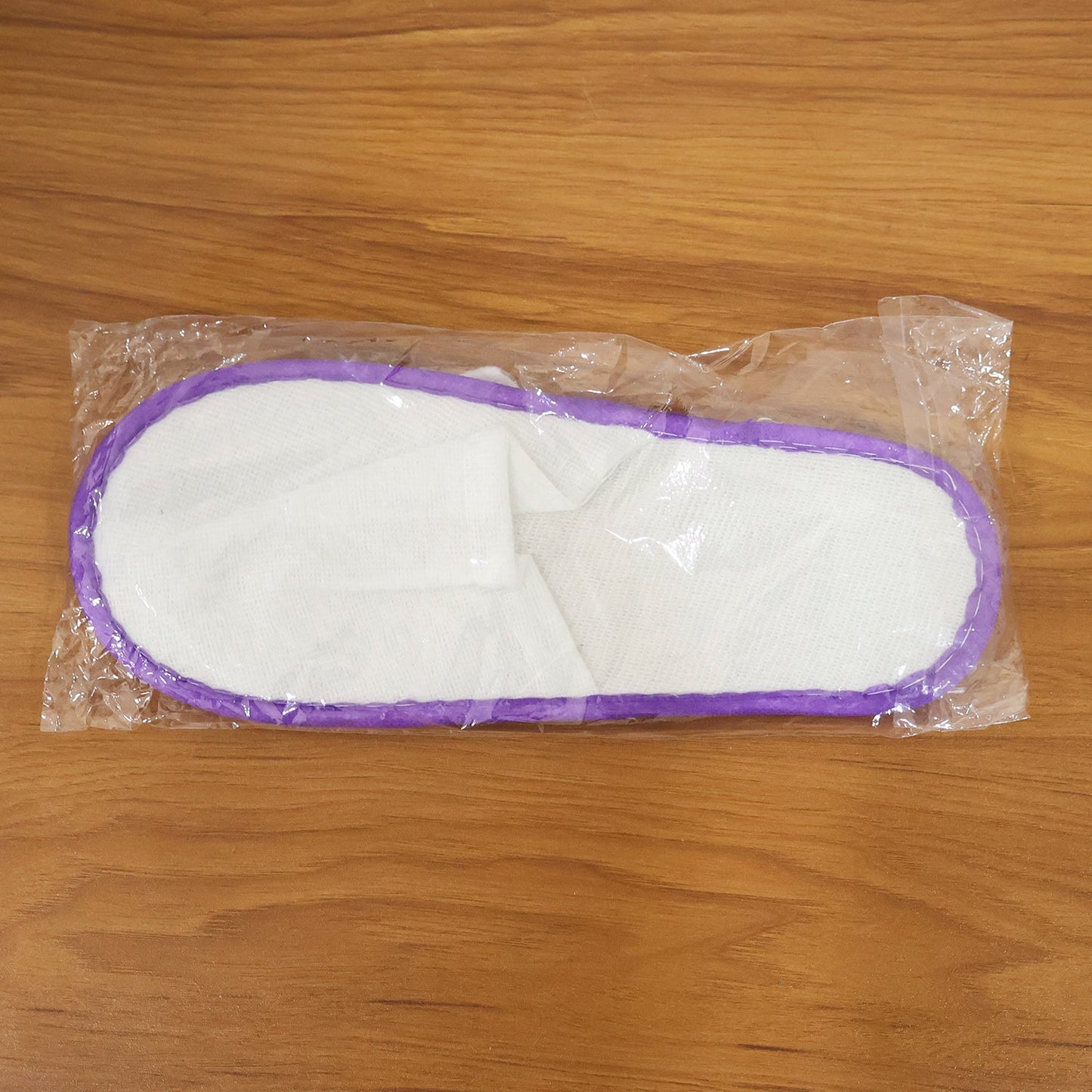 Neutral image of hygienic hotel disposable slippers