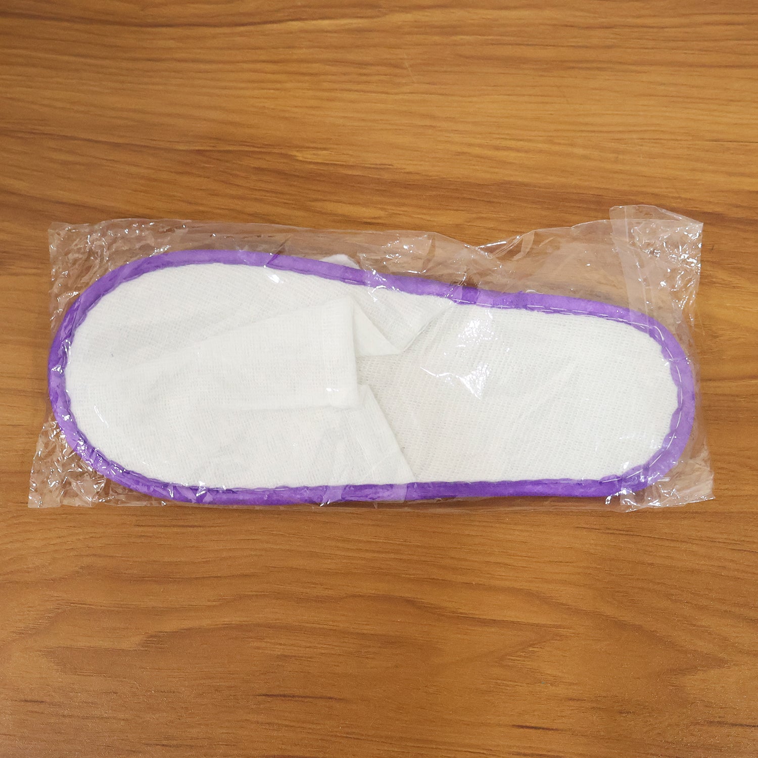 Neutral image of hygienic hotel disposable slippers