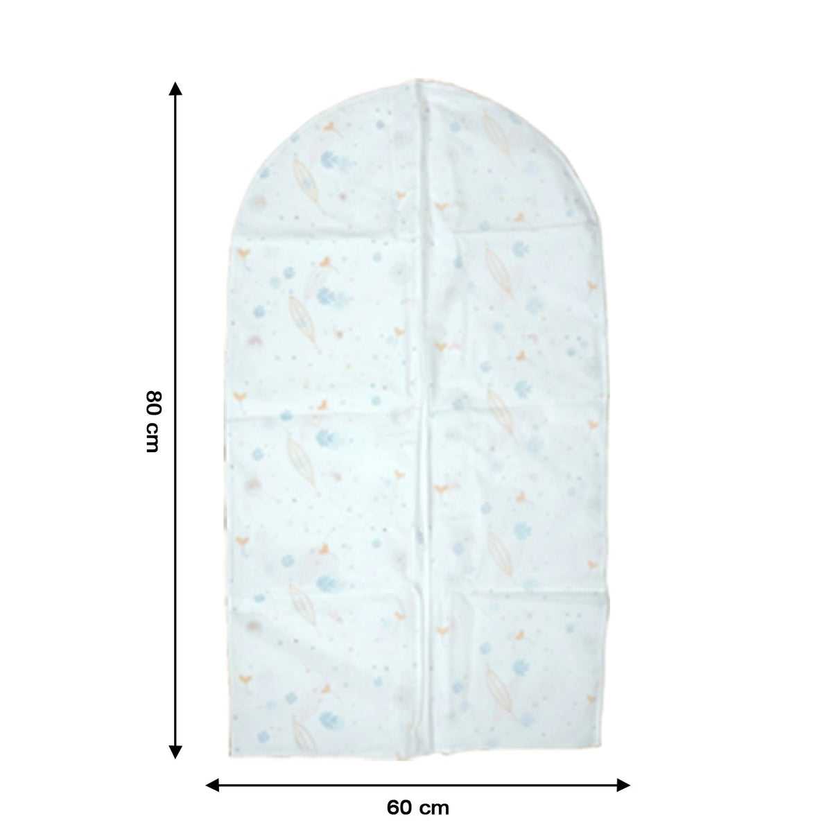 Folded garment covers for closet organization