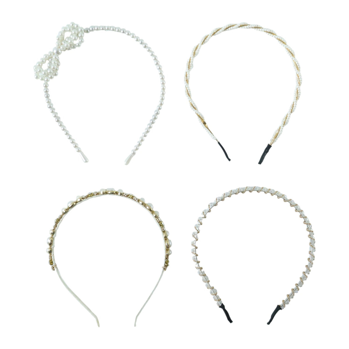 Party wear pearl beaded hair accessory for women