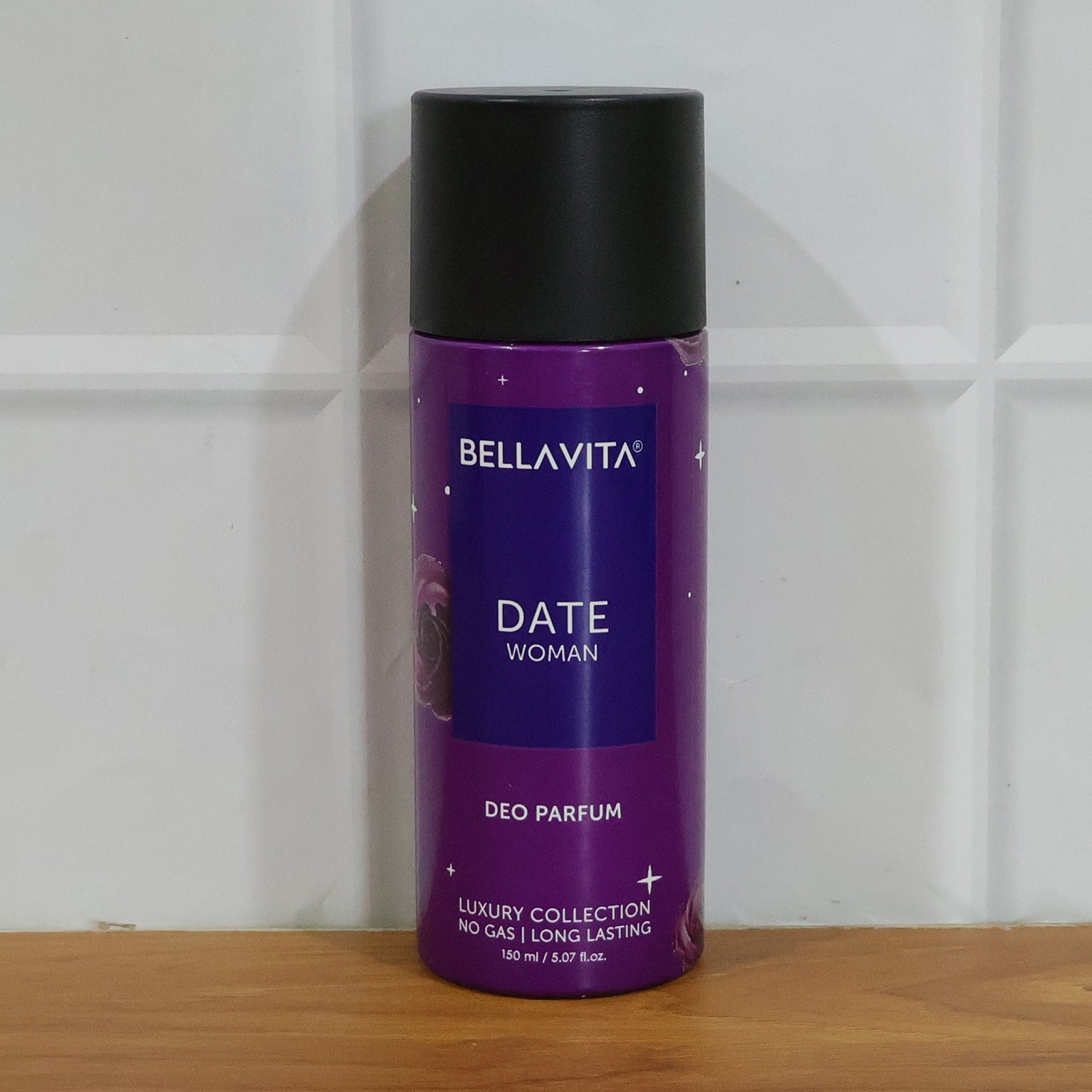 Luxury packaging of Bellavita Deo perfume spray