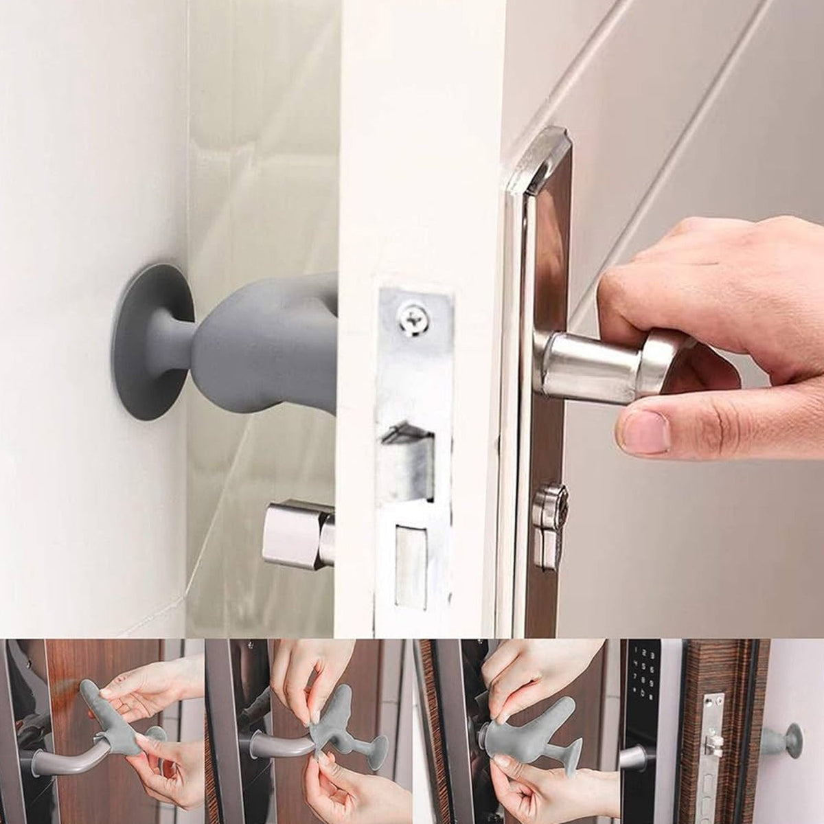 Anti static door knob cover