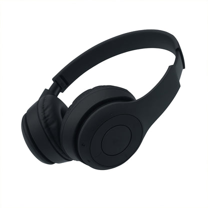 Stylish Wireless Bluetooth Headset in black, perfect for everyday use.