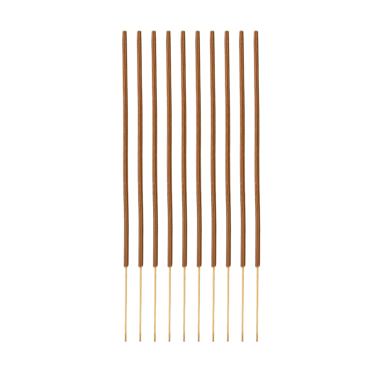 Unlit Styleva Agarbatti sticks arranged neatly, highlighting their 40cm length.