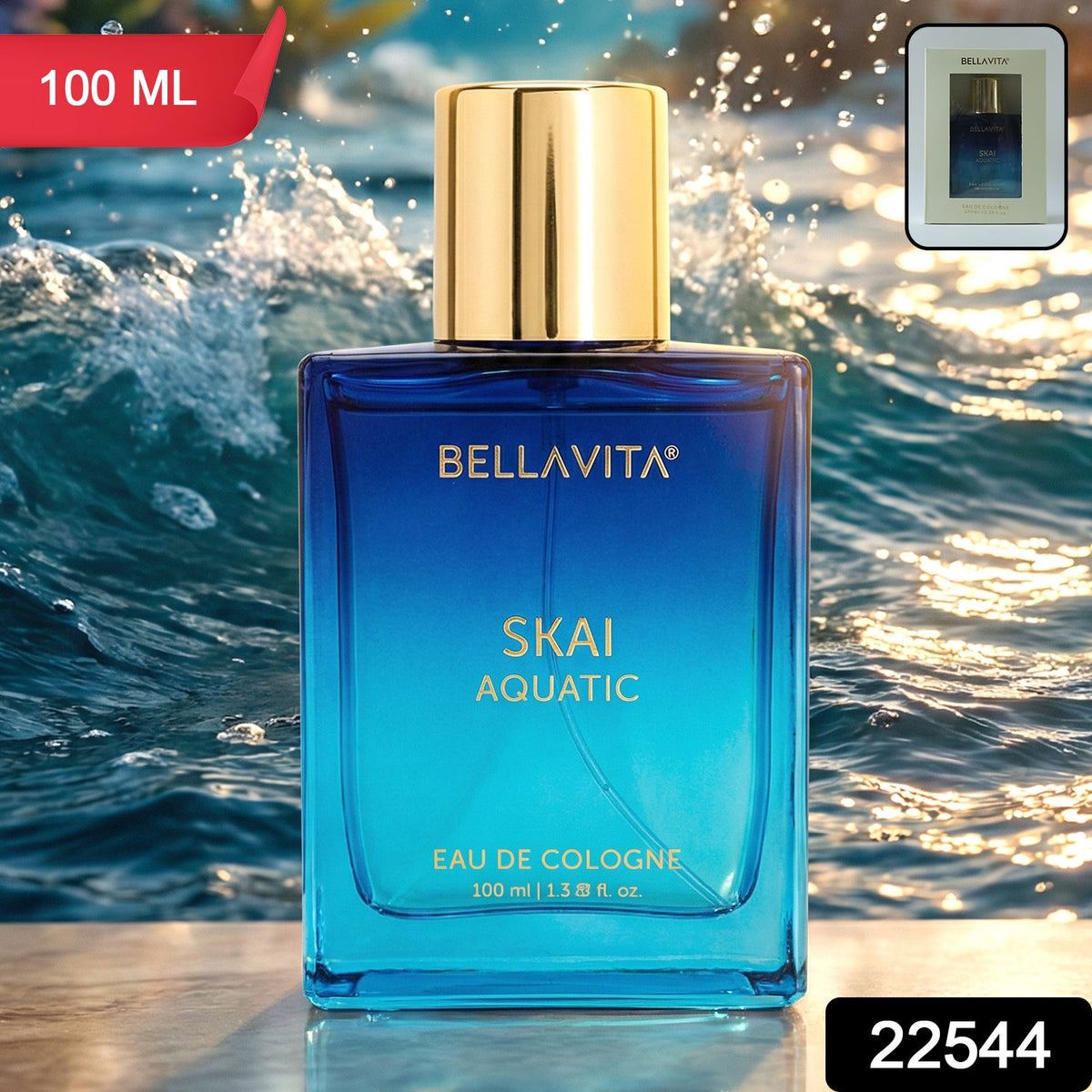 Fresh aquatic fragrance spray for men by Bellavita