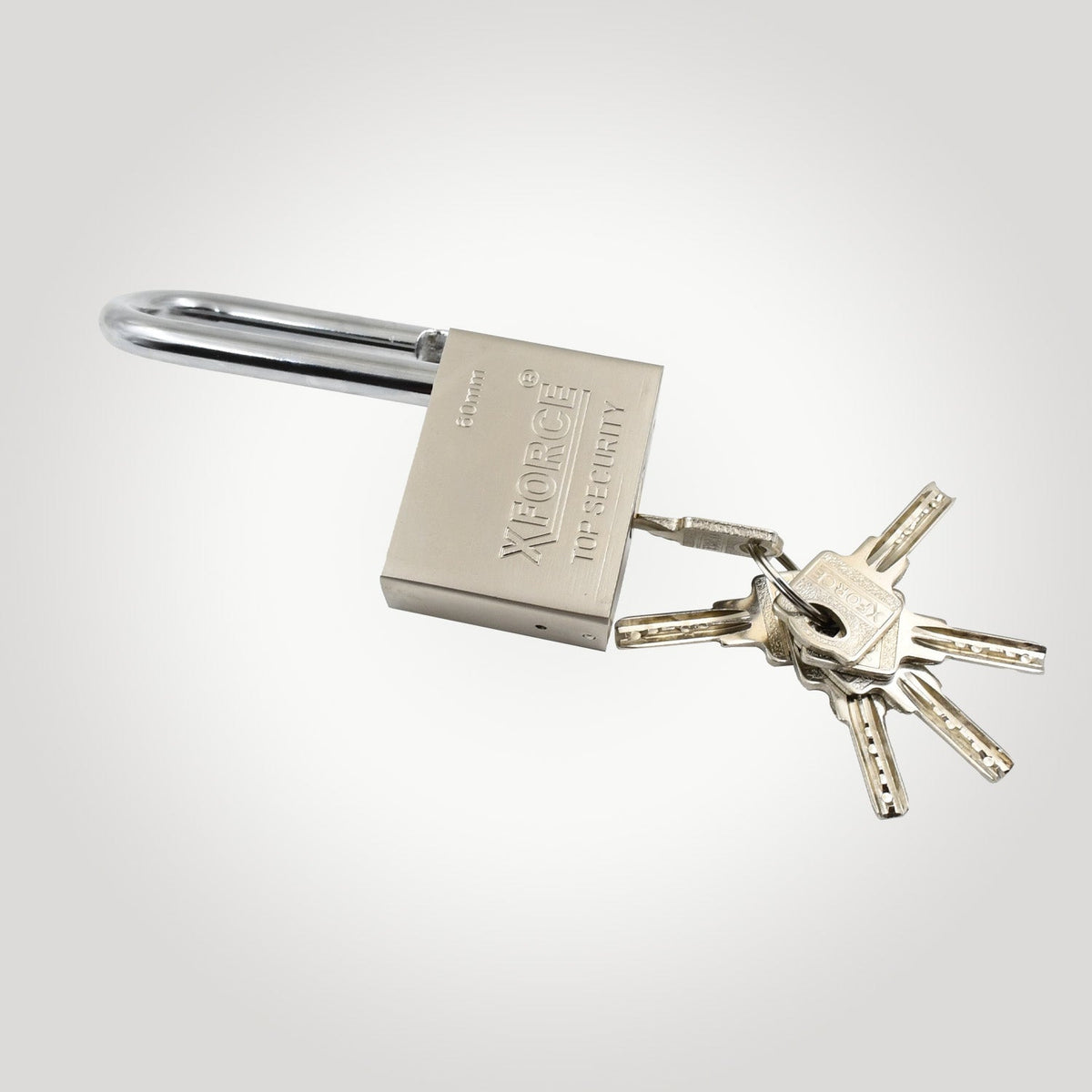 The Safelix 60mm padlock in its protective packaging.