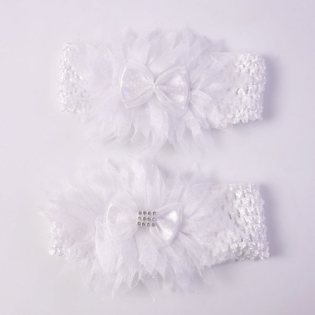 Soft fabric hairstyle accessory for babies
