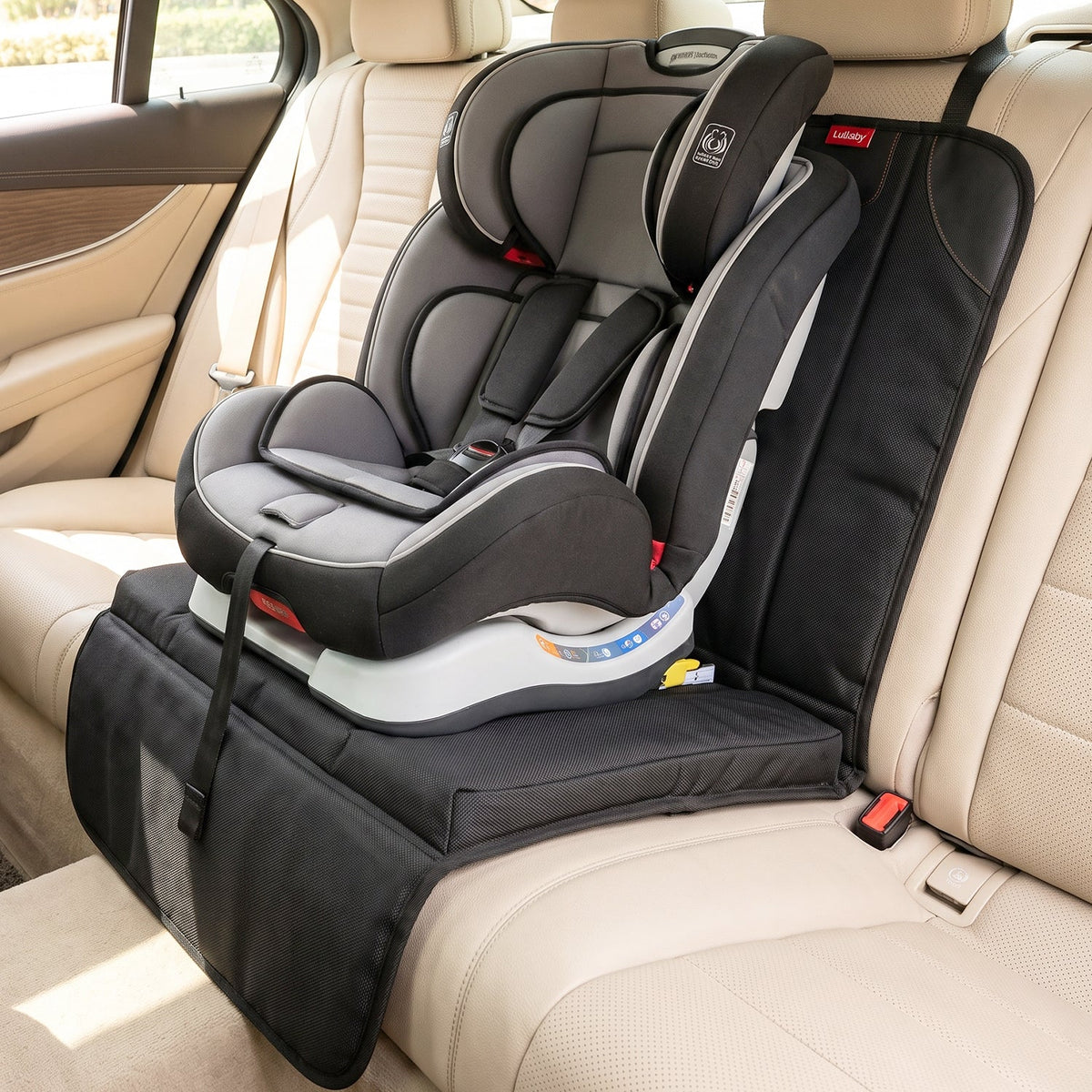 Anti slip back seat cover to protect car upholstery