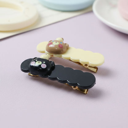Pair of cute animal-themed hair clips for girls and women