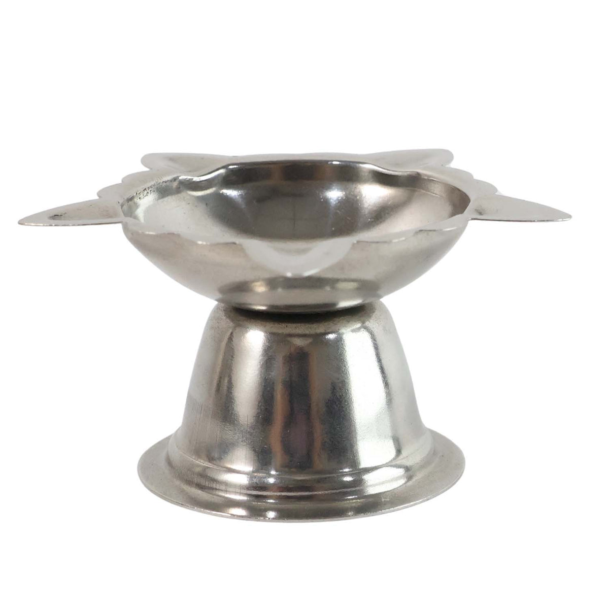 Spiritual festive diya stand with durable stainless steel finish