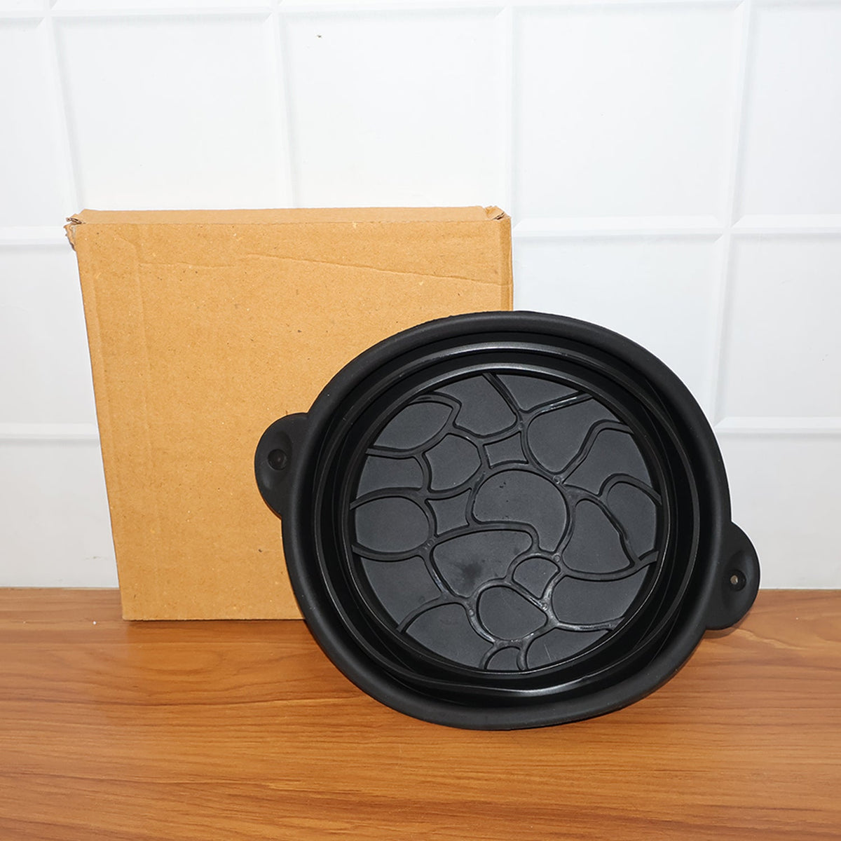 Portable foldable silicone ice bowl for refreshing facial care