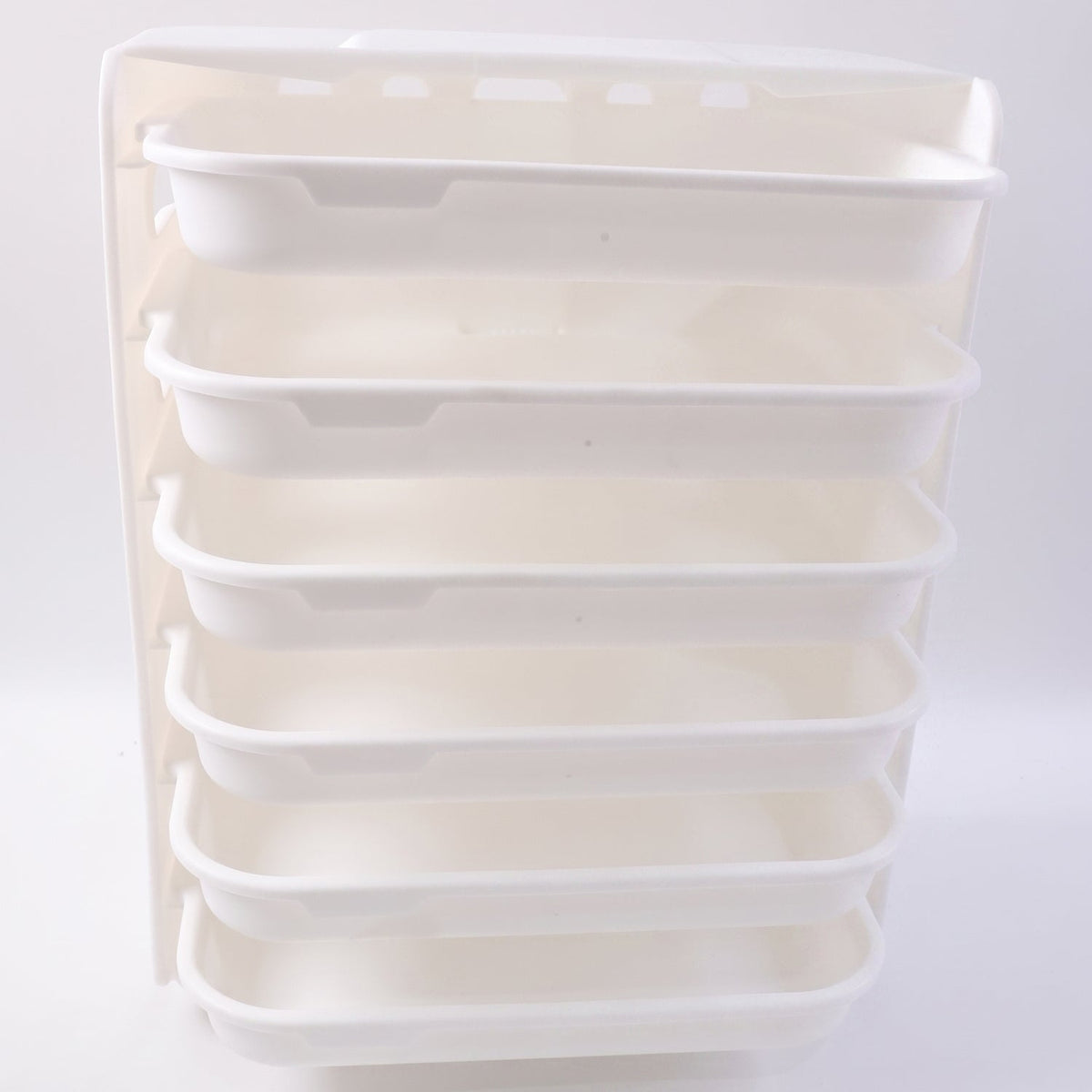 top view of space-saving 6-layer food organizer for kitchen