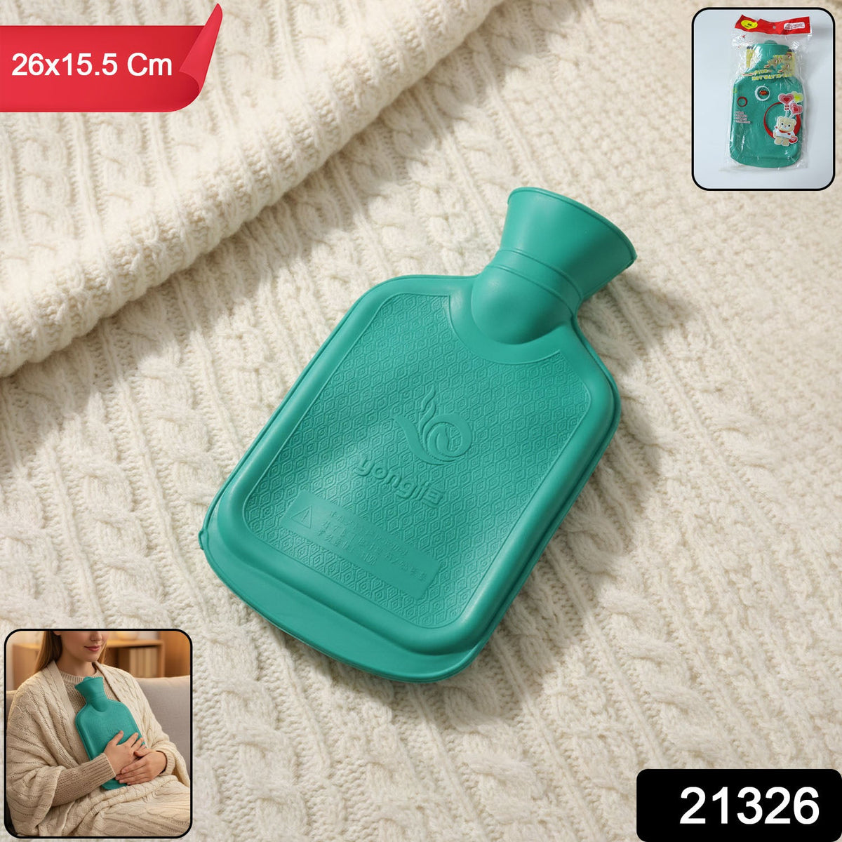Leak-proof hot water bottle designed for effective pain relief