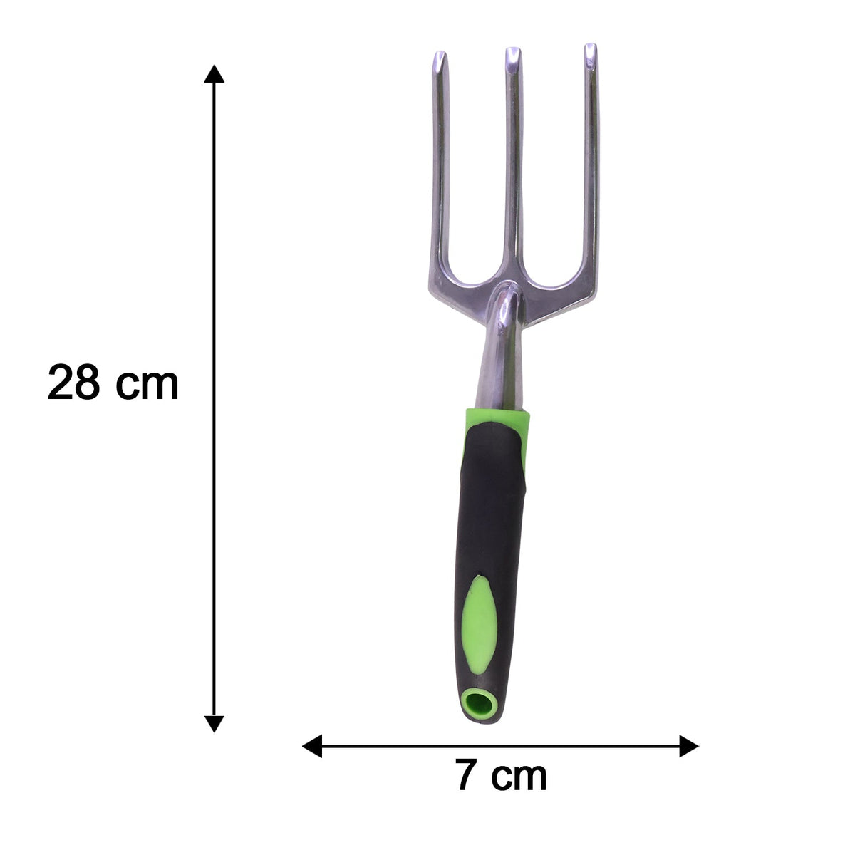 Sturdy 3 prong hand fork for beds, pots and vegetable patches