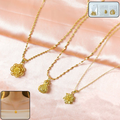 Festive wear gold finish pendant jewelry piece