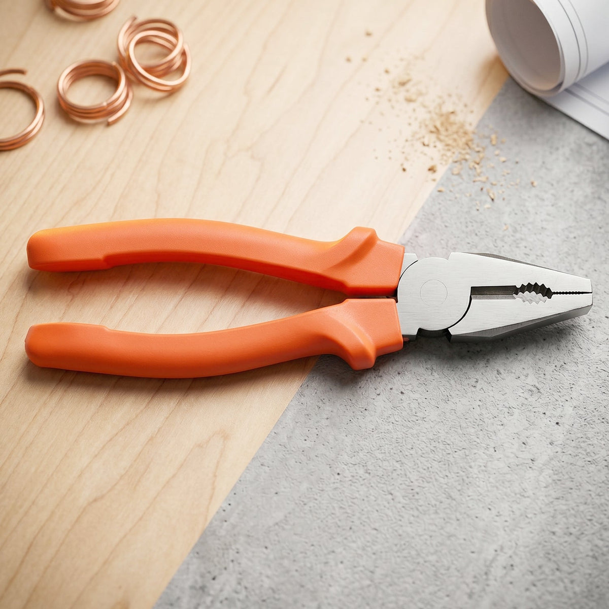 Heavy duty wire cutter plier