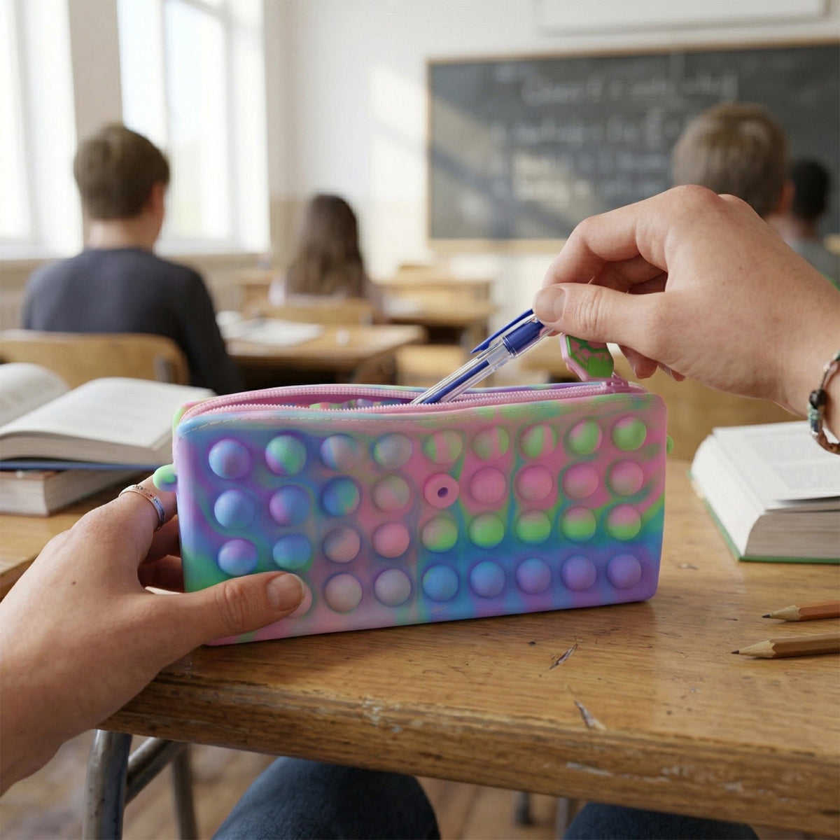 Soft flexible stationery pouch