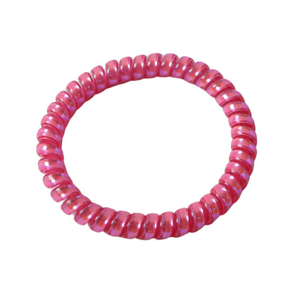 Elastic telephone cord hair band, damage-free and trendy