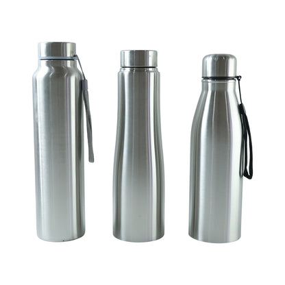 Steel drinking water bottle, 1000 ml capacity