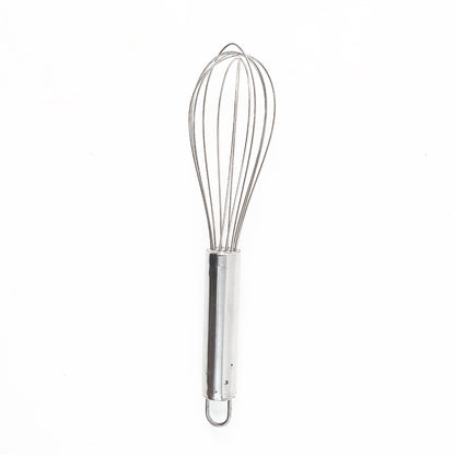 Professional quality stainless steel balloon whisk for kitchen use