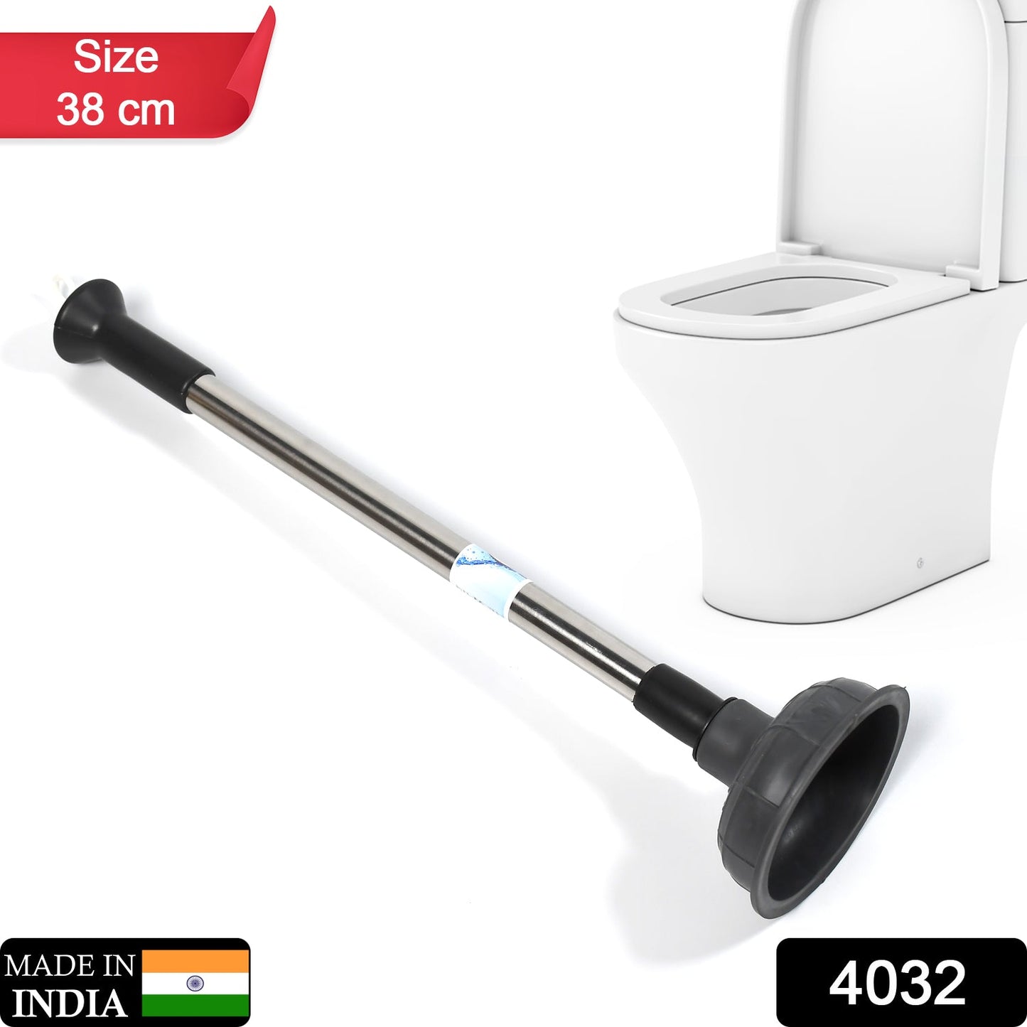 Drain Unblocker Pump for Kitchen, Sink & Toilet Cleaning