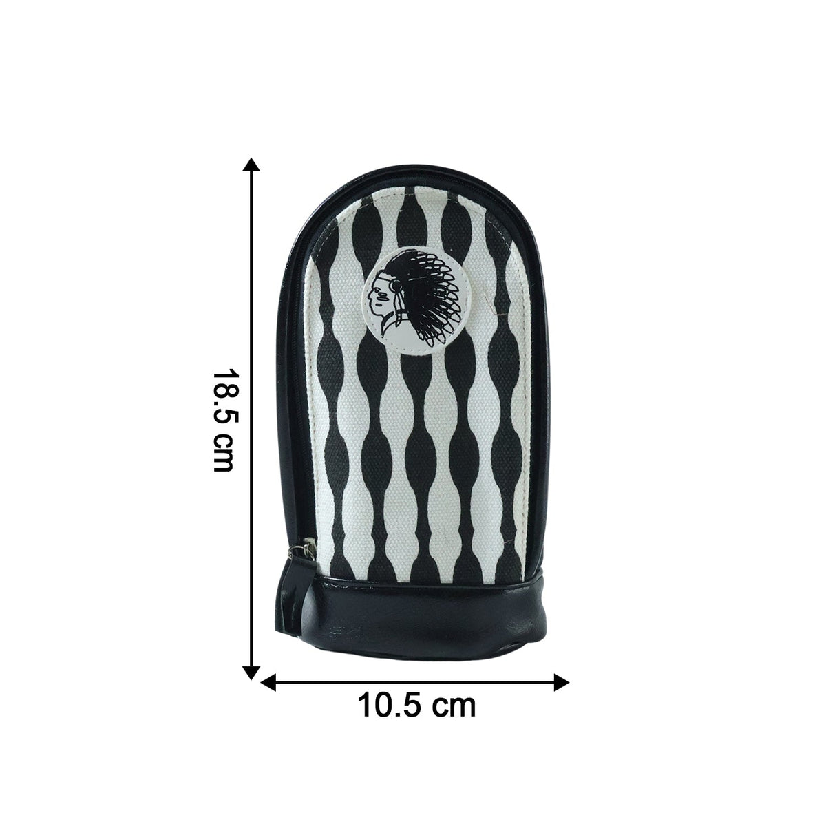 Durable vertical stationery organizer case for pencils and pens